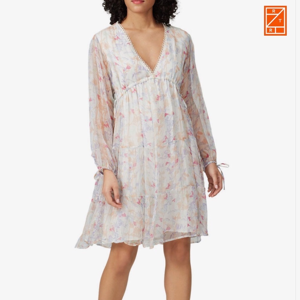 Slate & Willow Long Sleeve Peasant Dress - Size M
